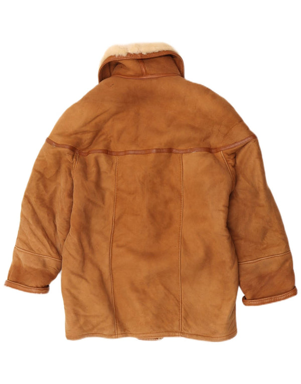 Chaqueta vintage de mujer shearling IT 42 Medium Beige Shearling