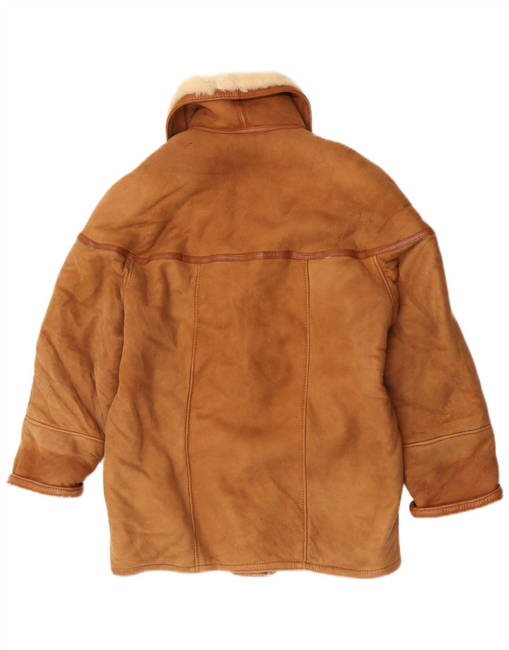 Chaqueta vintage de mujer shearling IT 42 Medium Beige Shearling