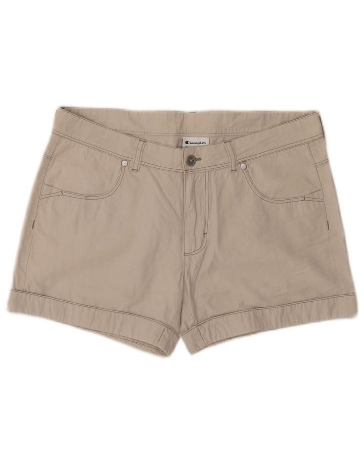 Pantalones Cortos Casuales Champion Mujer Medium W30 Beige Houndstooth