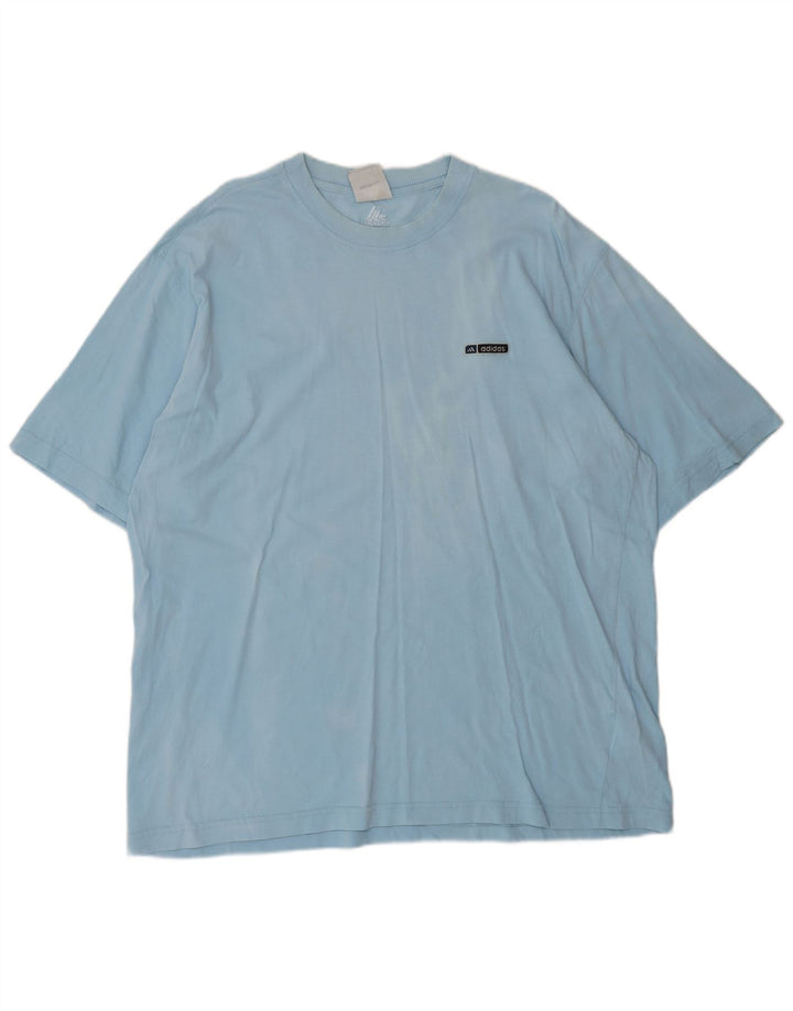ADIDAS Camiseta Hombre Top XL Algodón Azul