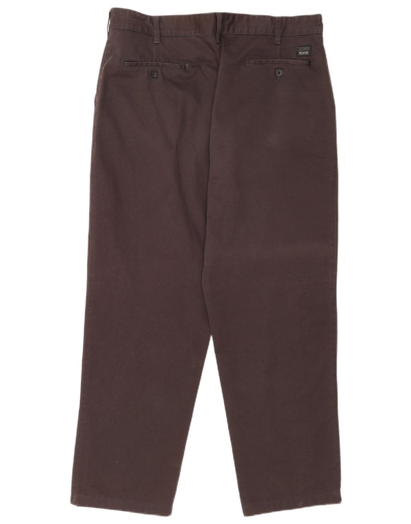 Mash Pantalones chinos rectos para hombre IT 54 2XL W36 L29 Algodón gris