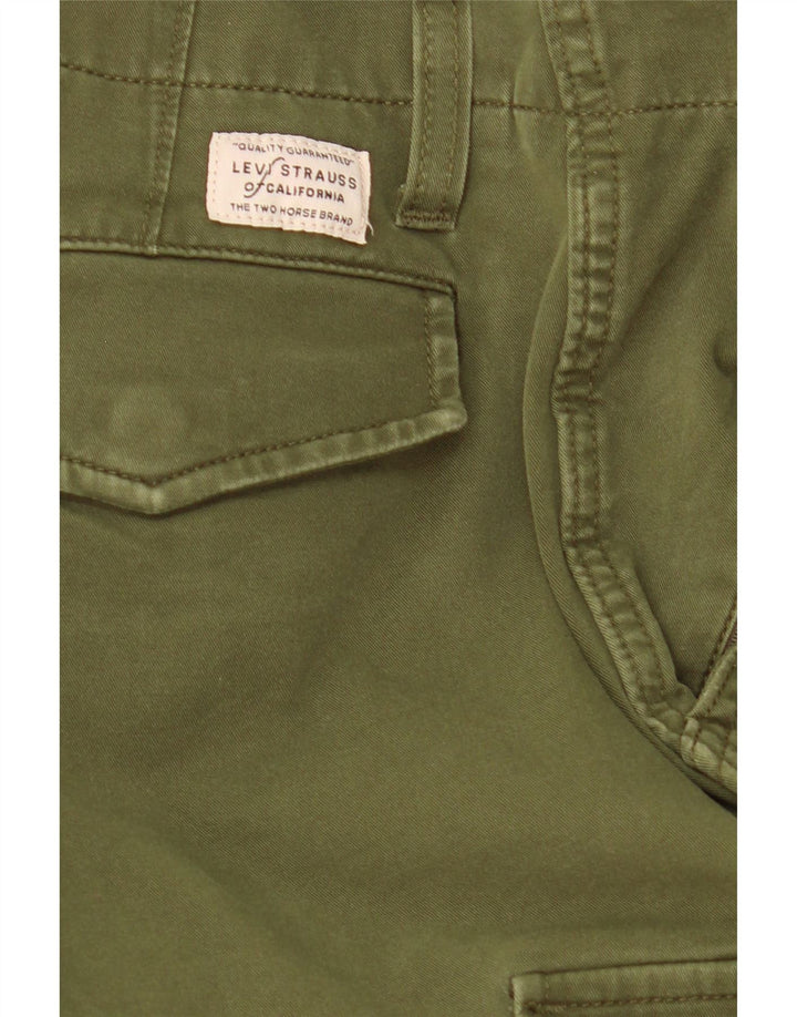 Pantalones Levi's Hombre Slim Cargo W31 L30 Algodón Verde