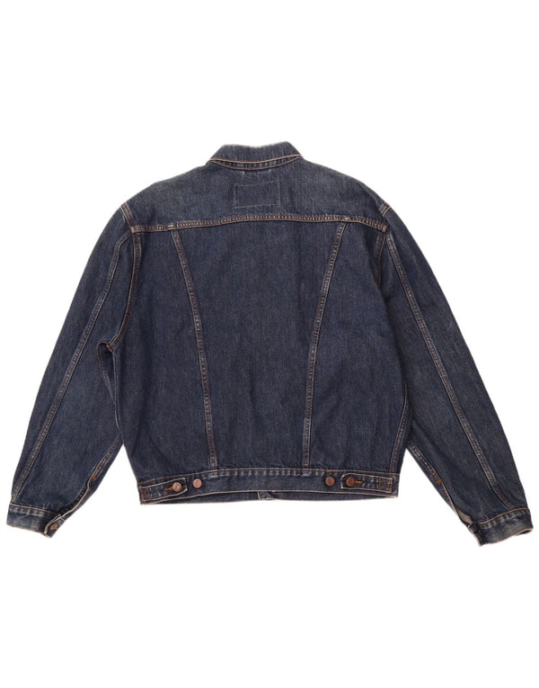 WRANGLER Chaqueta vaquera para hombre UK 40 Large Azul marino Algodón