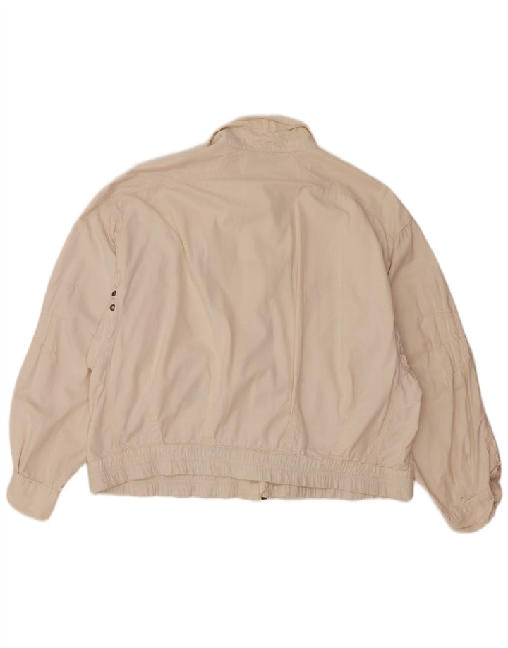 Ciao Chaqueta Bomber Hombre IT 48 Mediana Algodón Blanco Roto