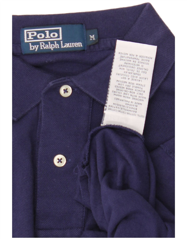 Camisa Polo Ralph Lauren Hombre Mediana Azul Marino Algodón
