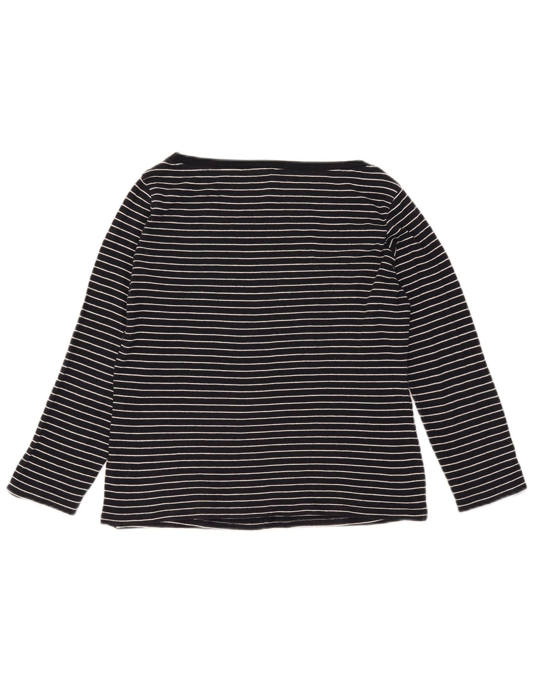 Marks & Spencer - Camiseta de manga larga para mujer, talla 40, talla grande, color azul marino