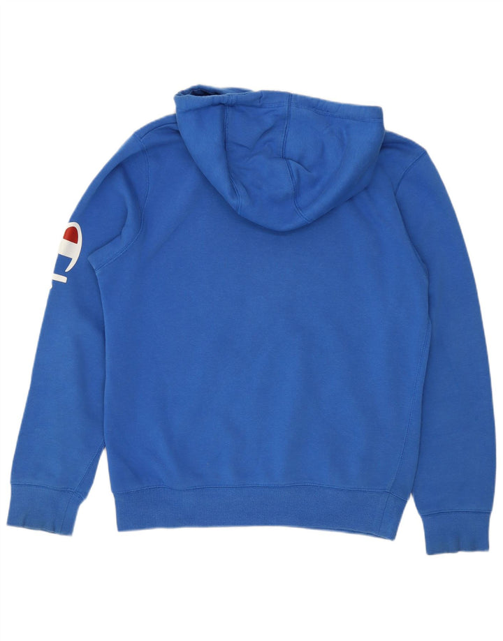 Champion Sudadera Con Capucha Gráfica Para Hombre Jersey Pequeño De Algodón Azul