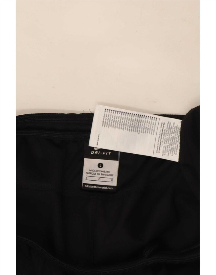 Nike Dri Fit - Pantalones cortos deportivos para hombre, talla grande, color negro