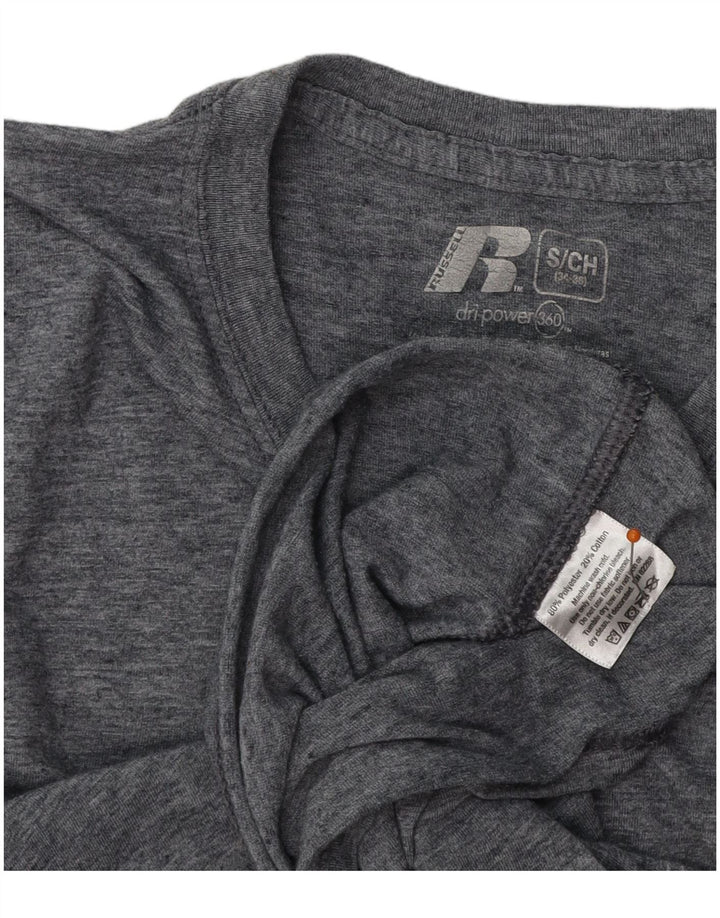RUSSELL ATHLETIC Camiseta Hombre UK 34/36 Small Gris Poliéster