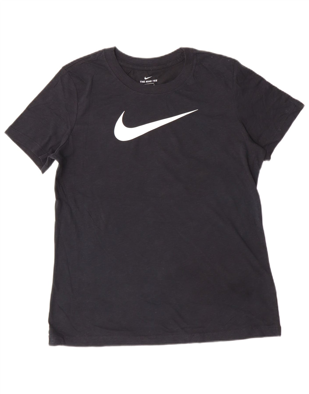 Nike Camiseta Dri Fit Graphic para Mujer UK 40 Mediano Algodón Moteado Negro