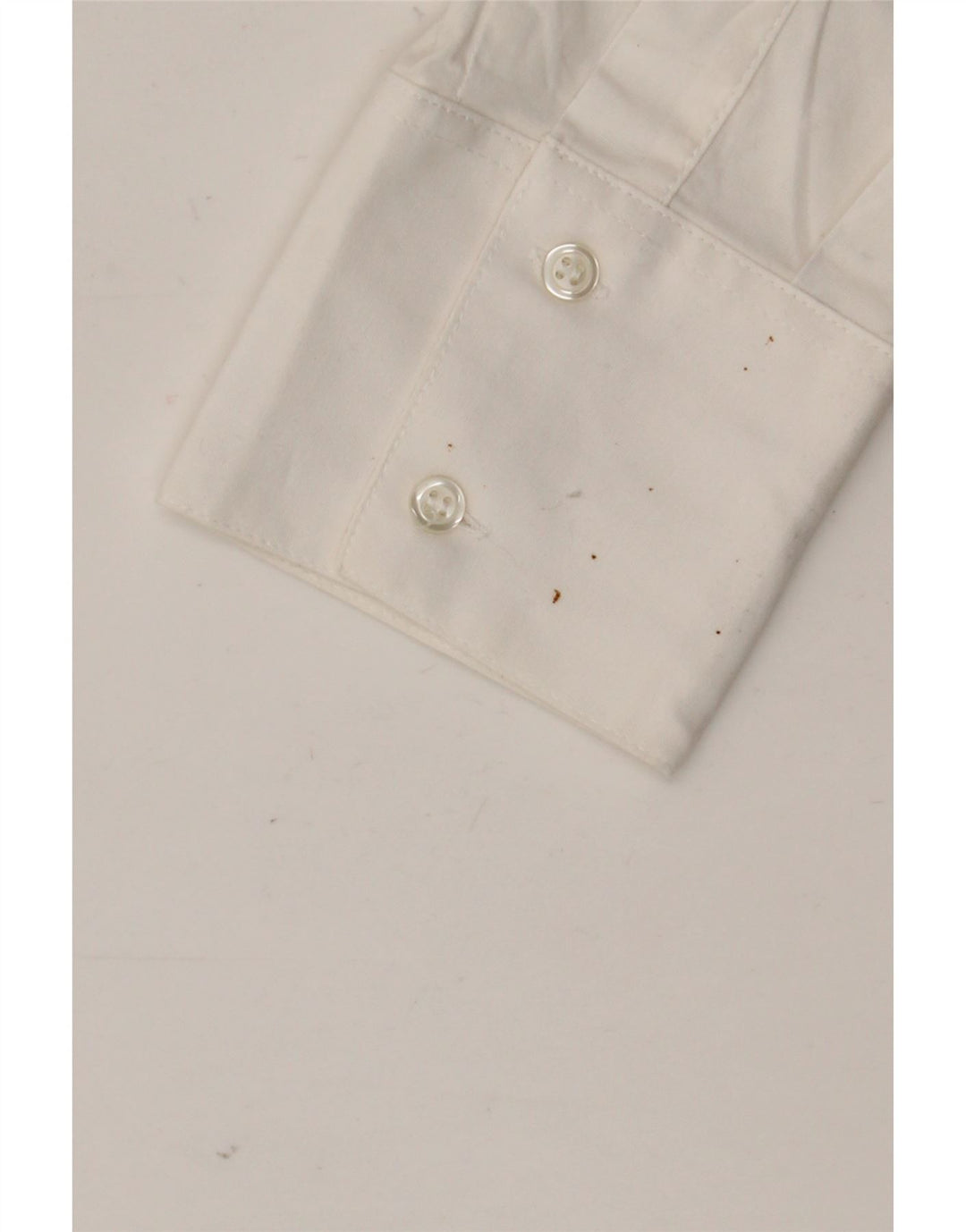 Vintage camisa de mujer Reino Unido 14 algodón blanco medio