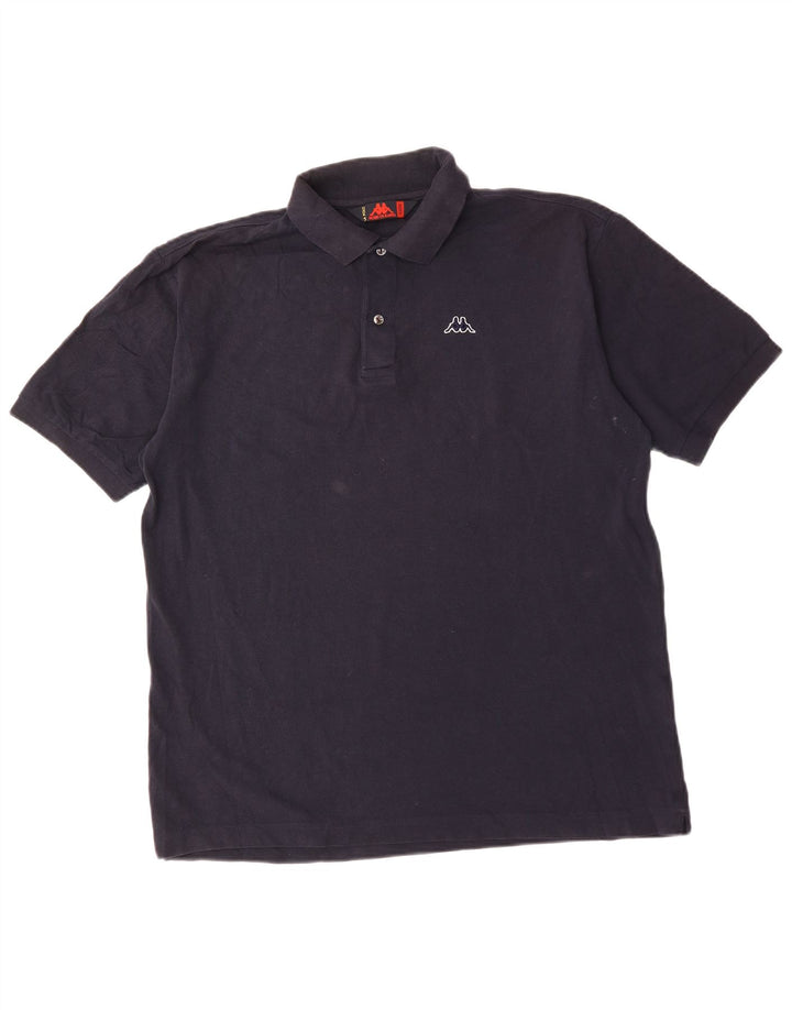 KAPPA Polo Hombre XL Azul Marino Algodón