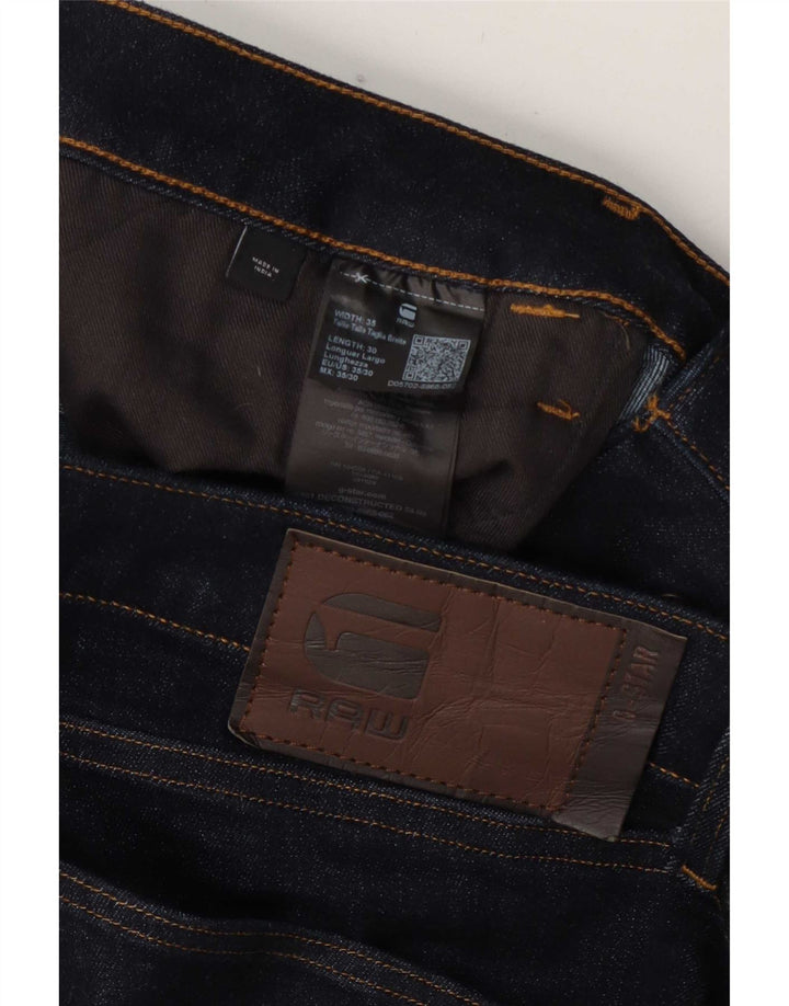 Vaqueros ajustados para hombre G-Star W35 L30 Algodón azul marino