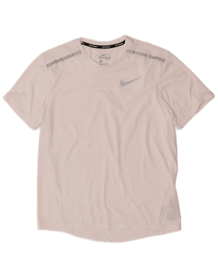 Camiseta Nike Dri Fit Graphic para hombre Top poliéster blanco mediano