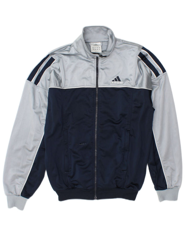 Adidas - Chaqueta de chándal para hombre, talla 32/34, XS, color azul, poliéster
