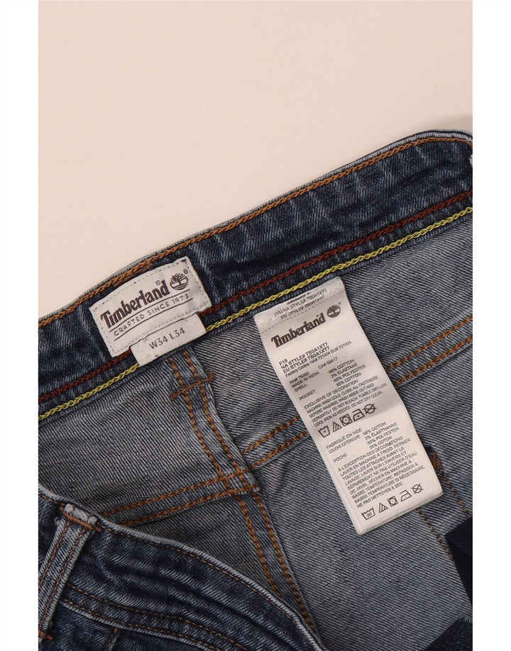 TIMBERLAND Vaqueros ajustados para hombre W34 L29 Algodón azul