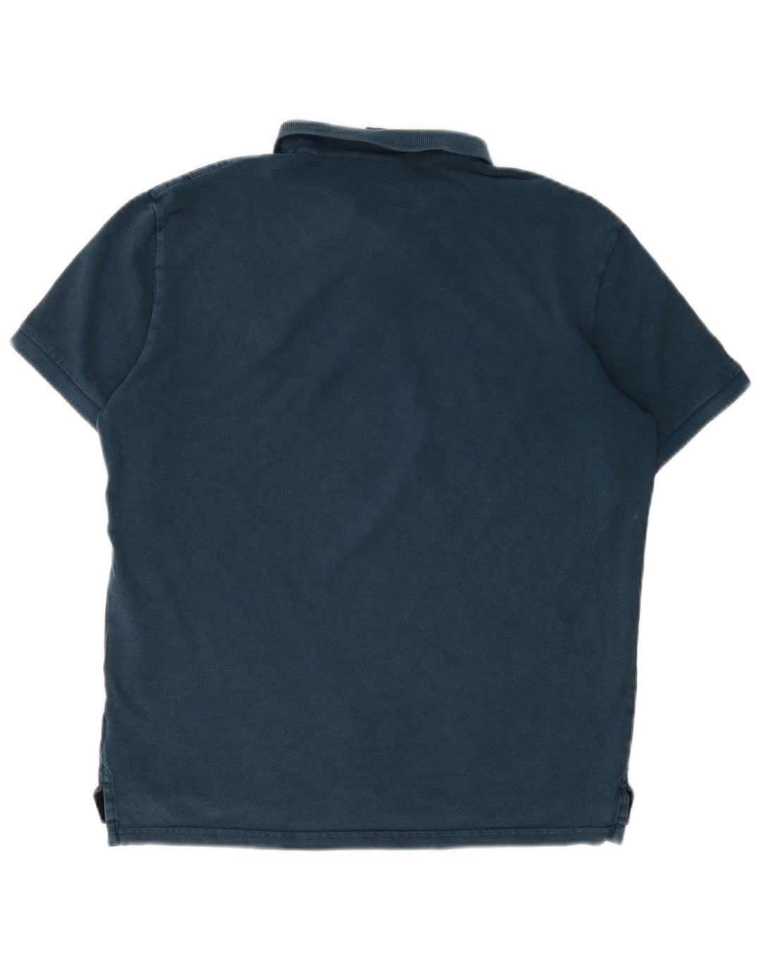 Superdry Polo para hombre de algodón azul marino grande