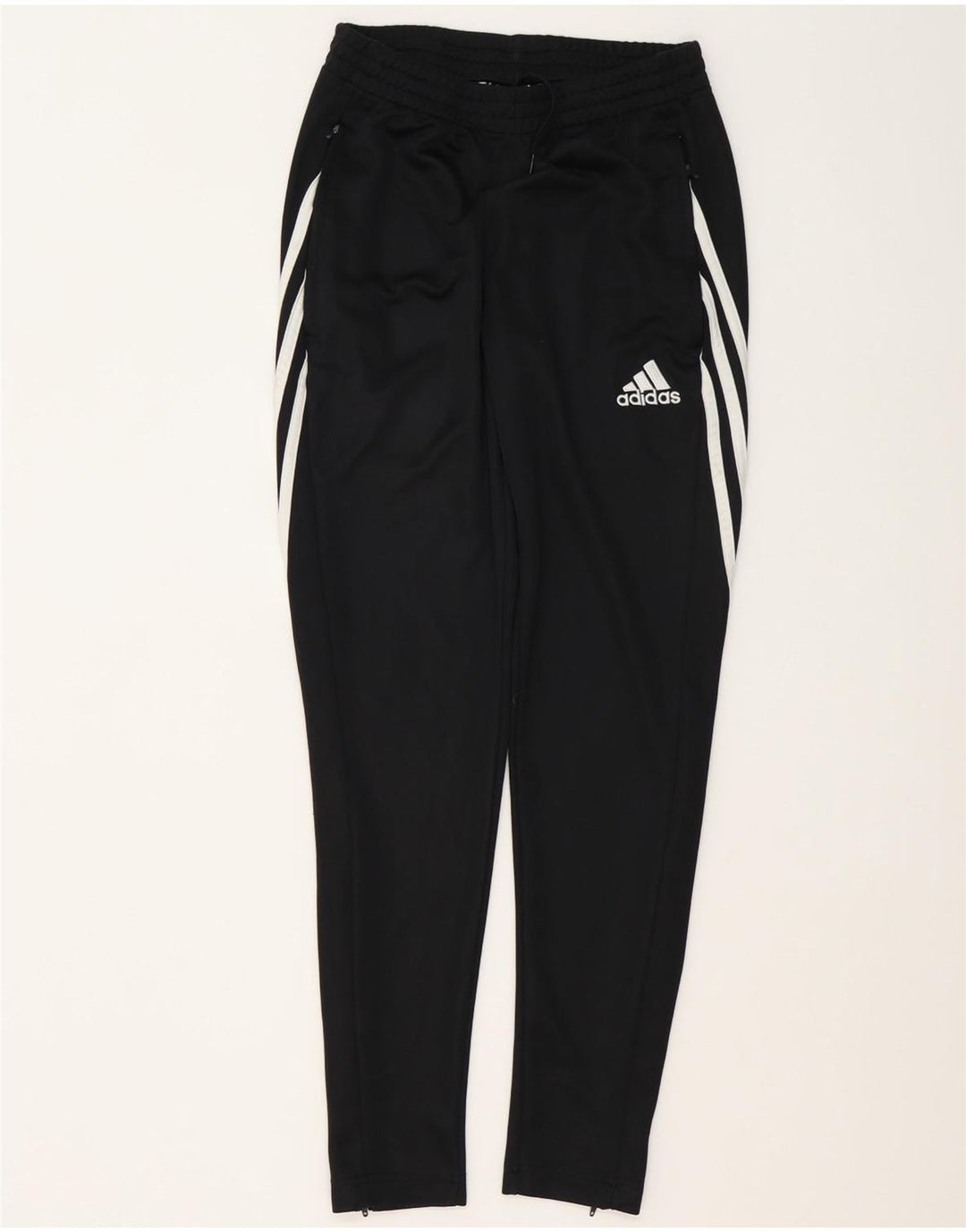 Adidas Mens Climalite Chándal Pantalones Pequeños Negro Poliéster