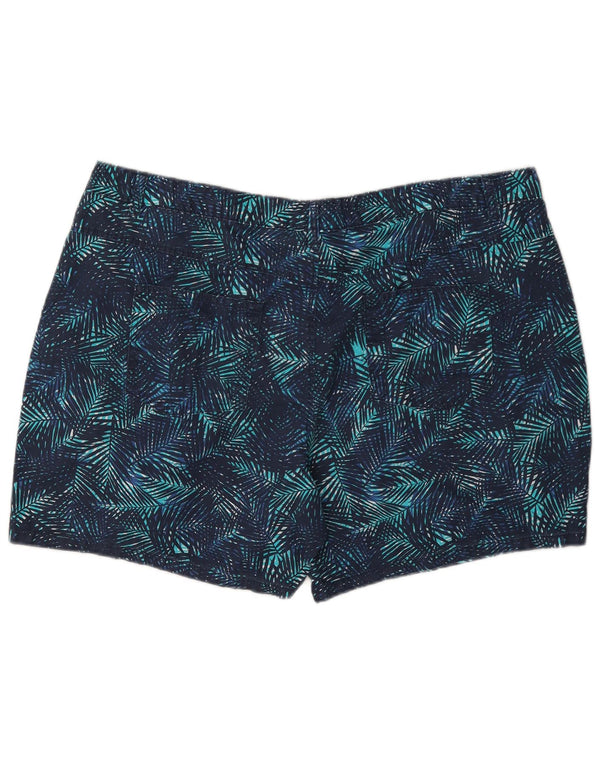 Pantalones cortos chinos para mujer Mountain Warehouse UK 18 XL W38 Algodón floral azul