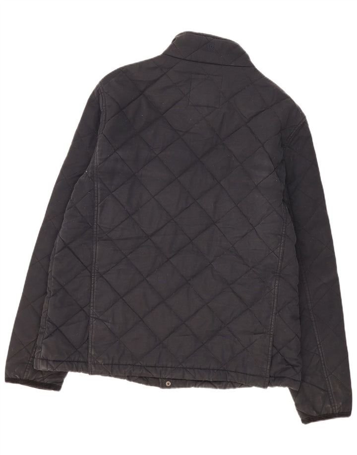 Chaqueta acolchada para hombre Fat Face UK 42 XL Algodón azul marino