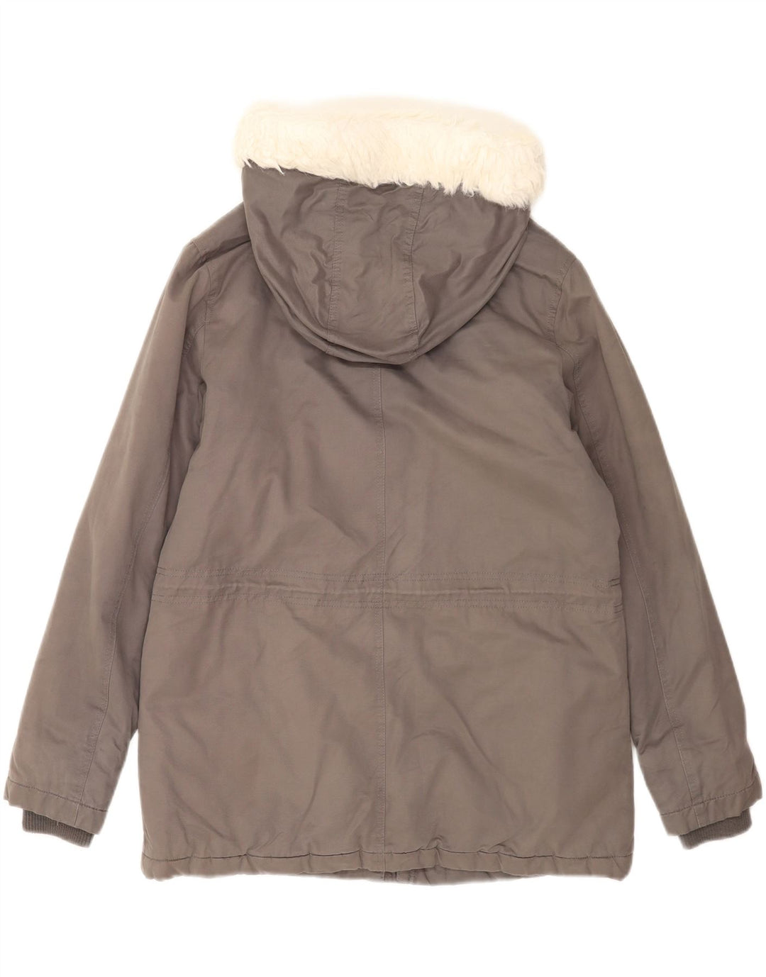 Parka con capucha Oasis para mujer UK 44 Poliéster gris medio