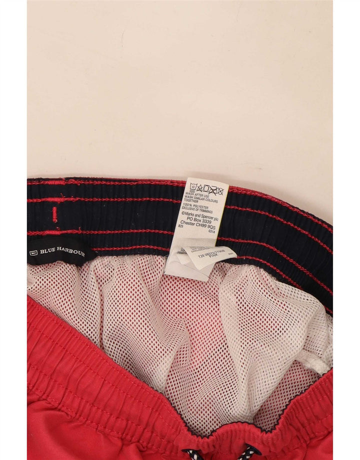 Shorts de baño Marks & Spencer para hombre Blue Harbor Poliéster rosa medio