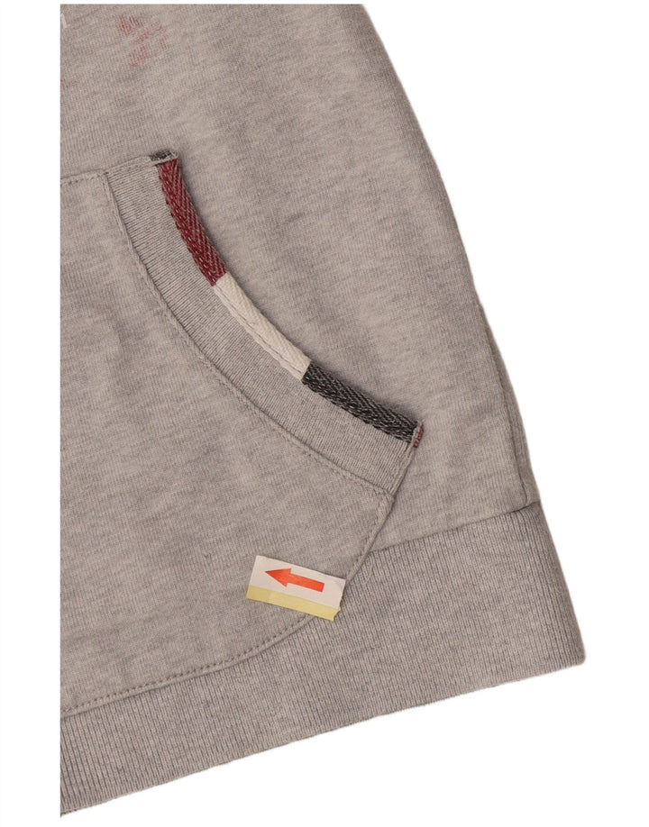 NAPAPIJRI Chaqueta superior de chándal con gráfico para niños 9-10 años Algodón gris