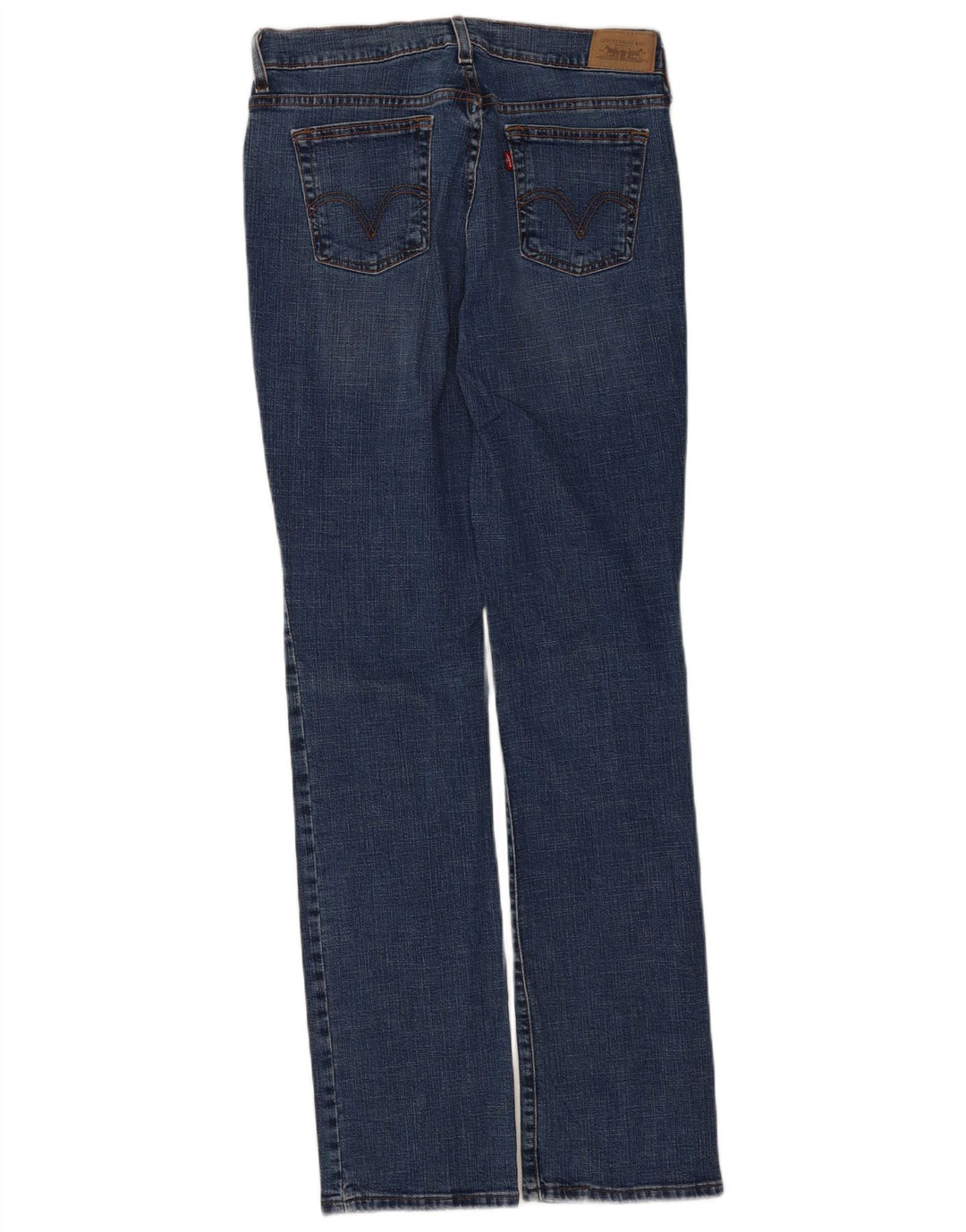 Levi's Jeans rectos 505 para mujer US 6 Medium W30 L34 Azul marino Algodón