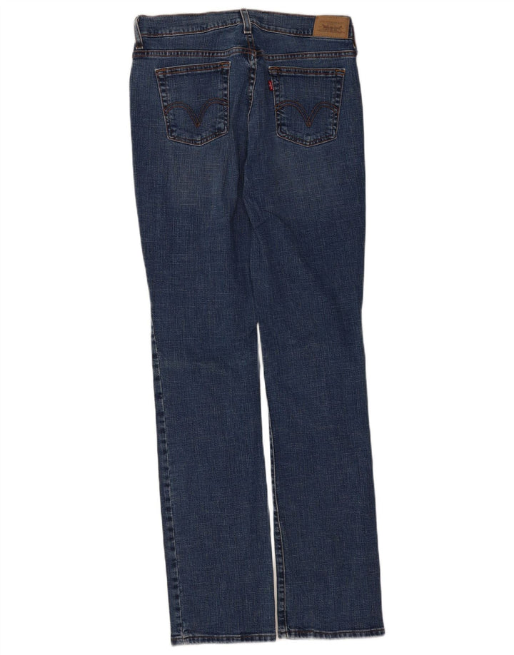 Levi's Jeans rectos 505 para mujer US 6 Medium W30 L34 Azul marino Algodón