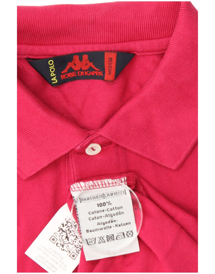 KAPPA Polo Hombre Algodón Rosa Medio