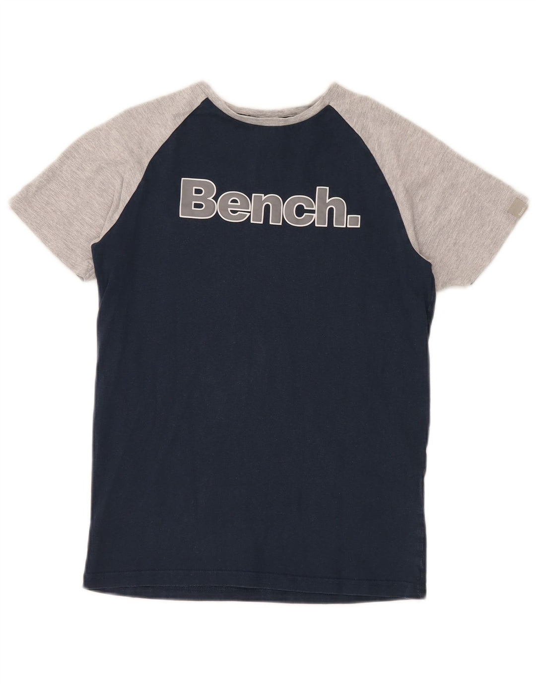 BENCH Camiseta gráfica para niño 11-12 años Azul marino Colorblock Algodón
