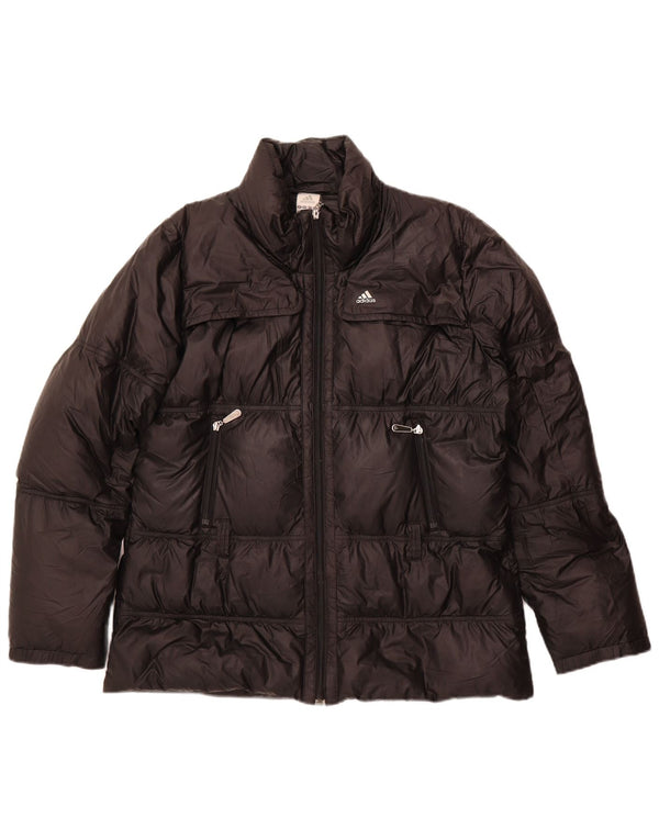 Adidas Chaqueta acolchada para mujer UK 46 Grande Poliéster negro