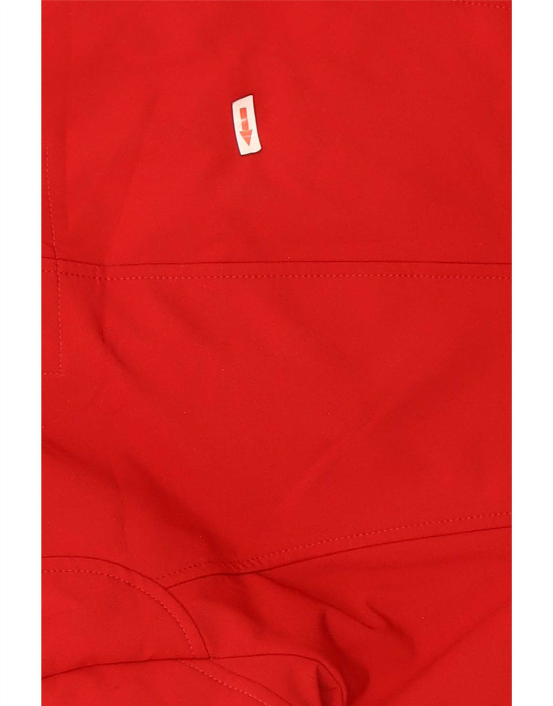 French Connection Chaqueta impermeable con capucha y corte regular para mujer, talla 40, color rojo