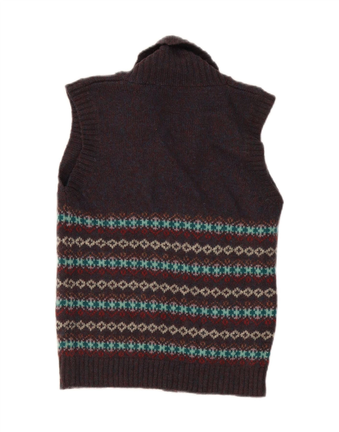 Stanley Blacker Suéter tipo cárdigan para mujer Reino Unido 10 Pequeño Azul marino Fair Isle