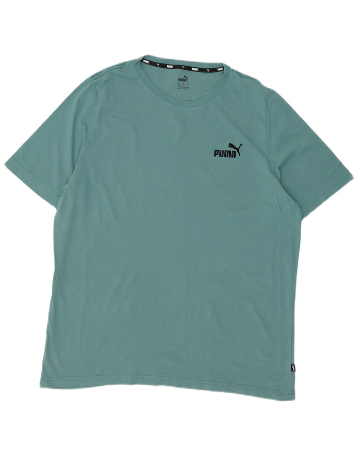 PUMA Camiseta para hombre Top 2XL Algodón azul
