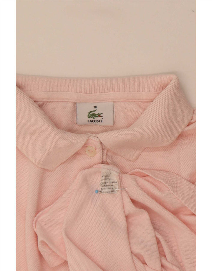 Polo Lacoste Mujer Talla 38 Algodón Rosa Medio