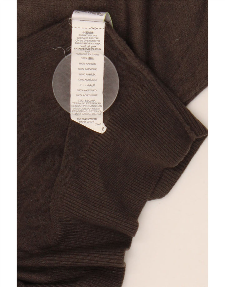 Marks & Spencer Jersey con cuello vuelto para hombre Acrílico gris medio