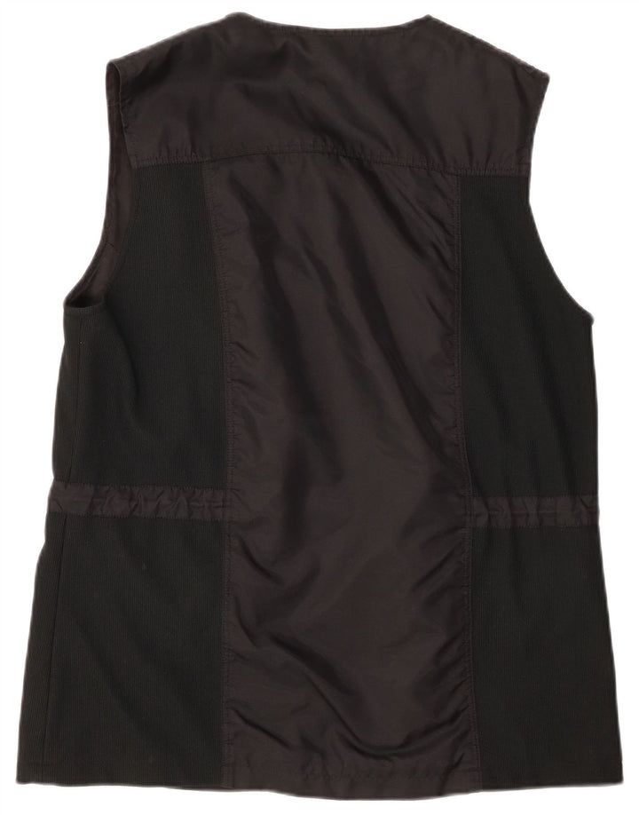 CLOCK HOUSE Chaleco utilitario para mujer IT 42 Mediano Negro