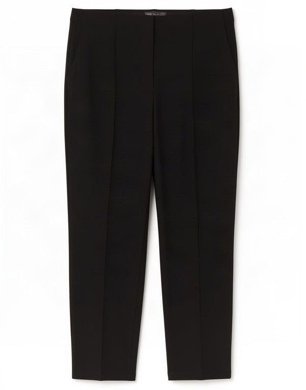 Marks & Spencer Pantalones Chinos Rectos para Mujer UK 40 Large W34 L28 Negro