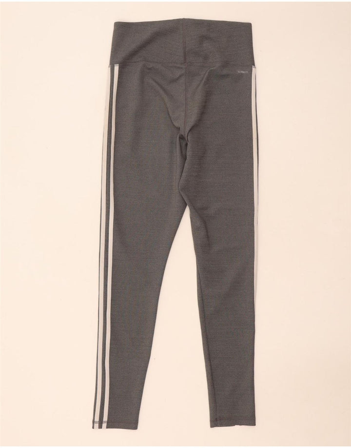 Adidas Leggings Climalite para mujer Reino Unido 12/14 Poliéster gris medio