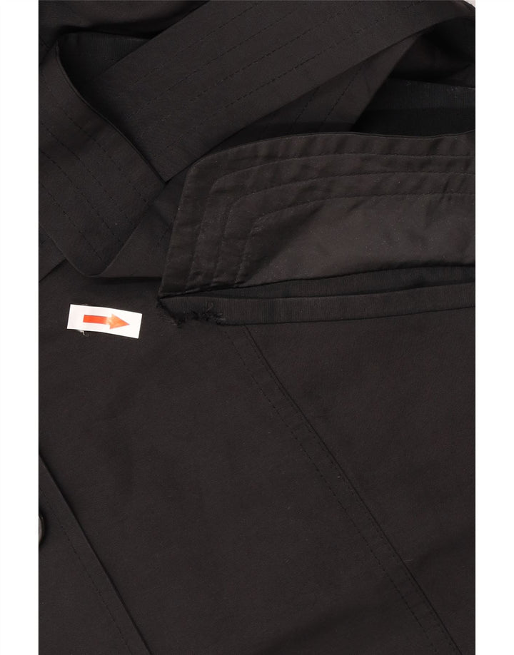 Marks & Spencer Gabardina para mujer UK 46 Grande Poliéster negro