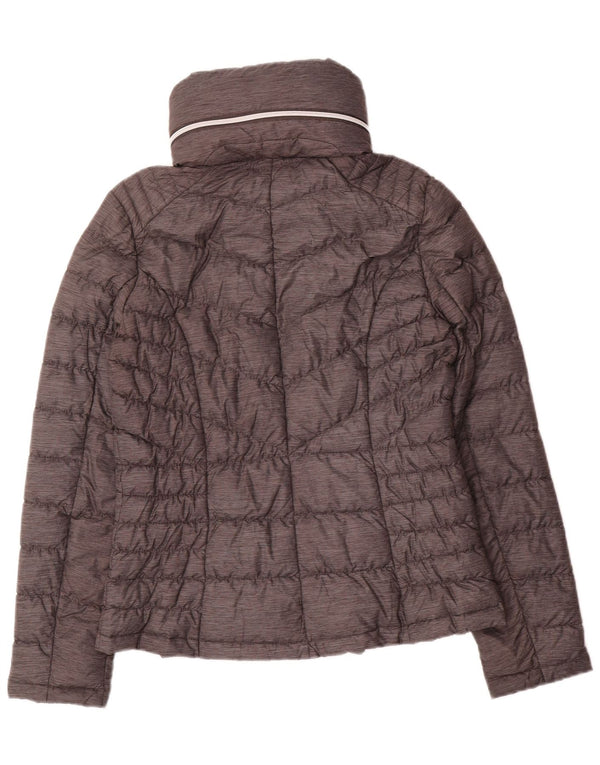 Michael Kors Chaqueta acolchada para mujer UK 10 Small Grey Nylon