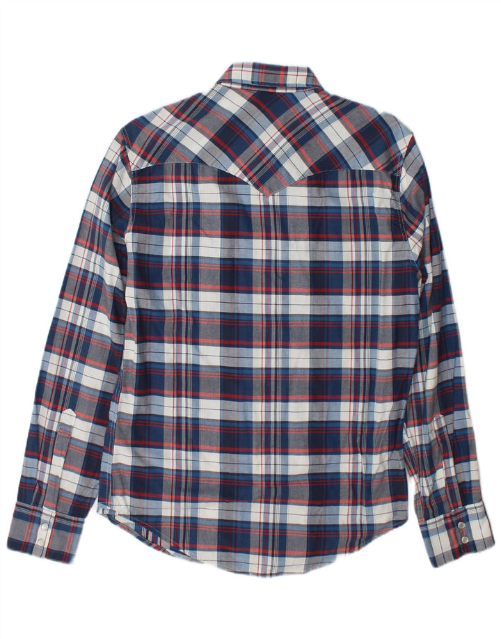 Camisa Levi's para hombre con cuadros azules pequeños