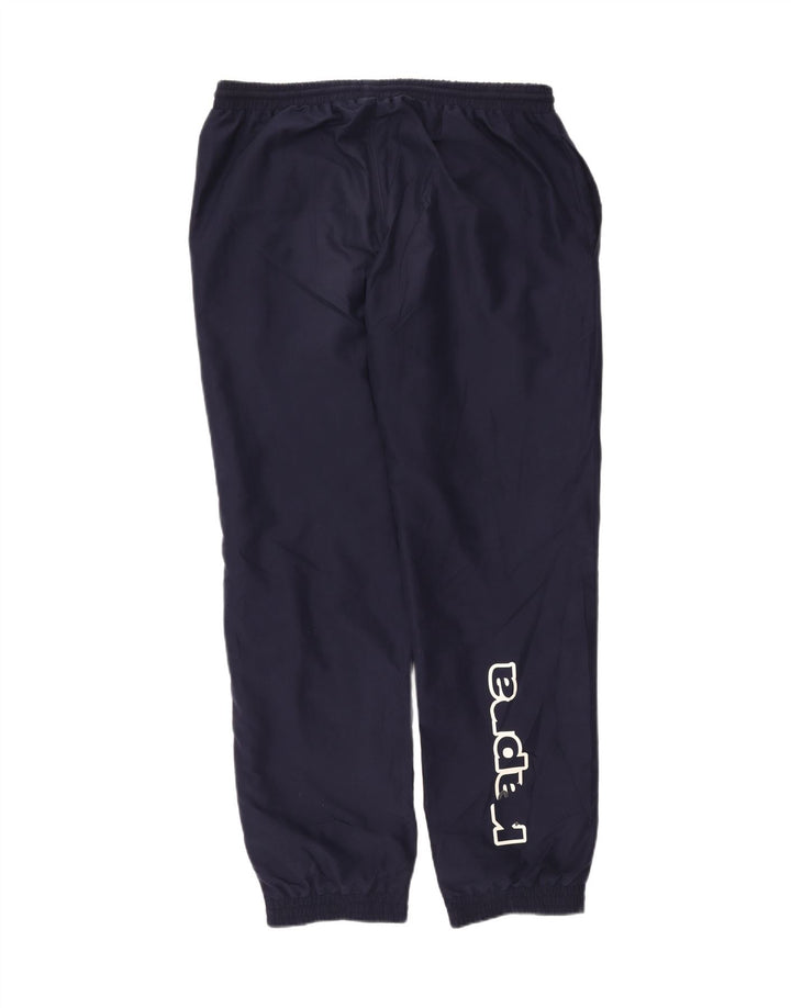 KAPPA Mens Graphic Tracksuit Trousers Joggers 2XL  Navy Blue Polyester