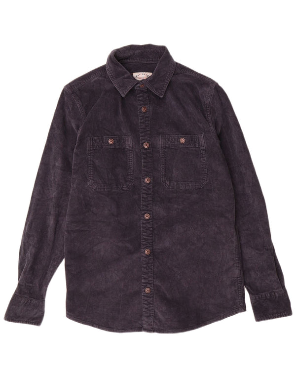 FAT FACE Camisa de pana para hombre XS Algodón azul marino