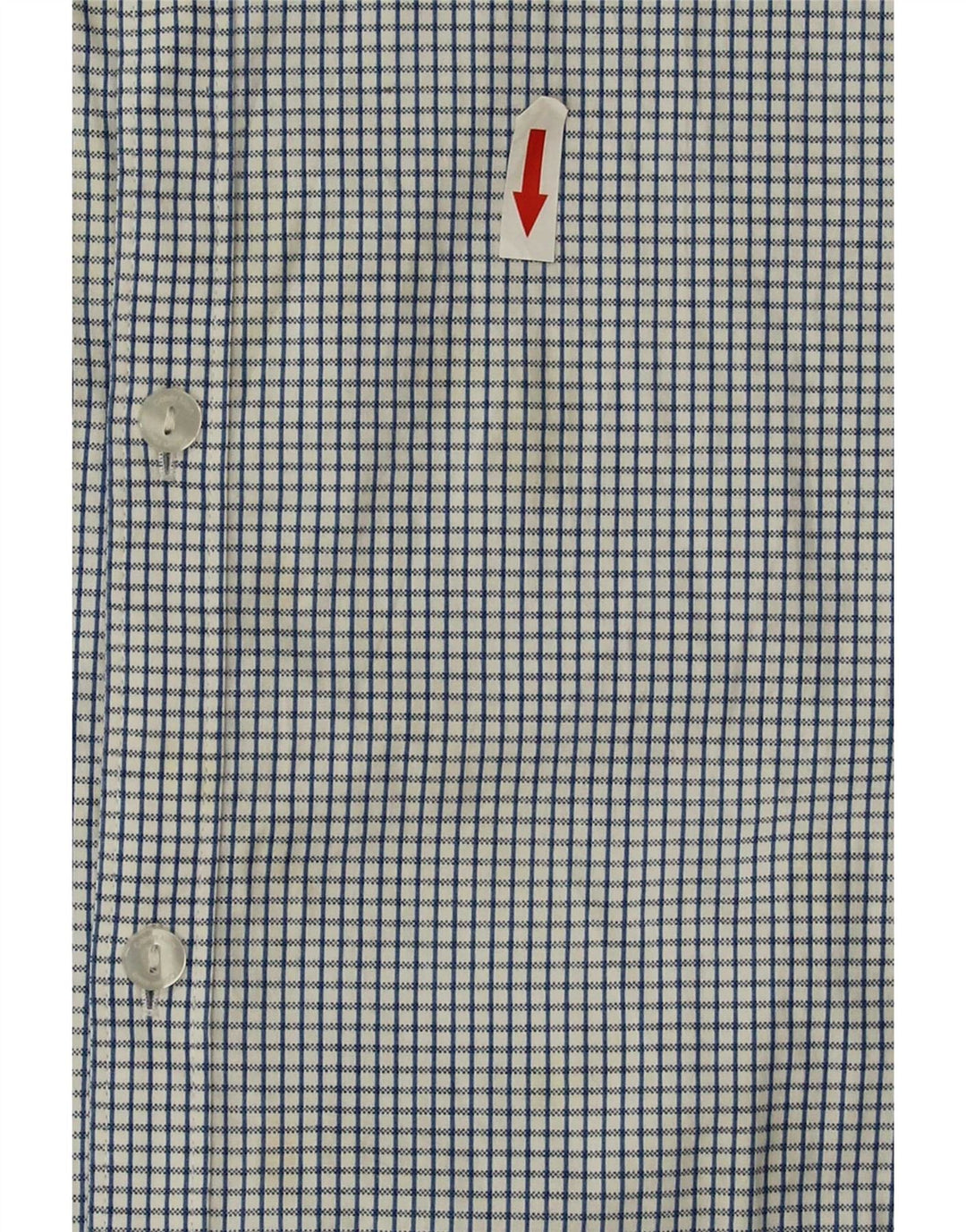 Camisa Calvin Klein Hombre Slim Fit Algodón A Cuadros Azul Grande