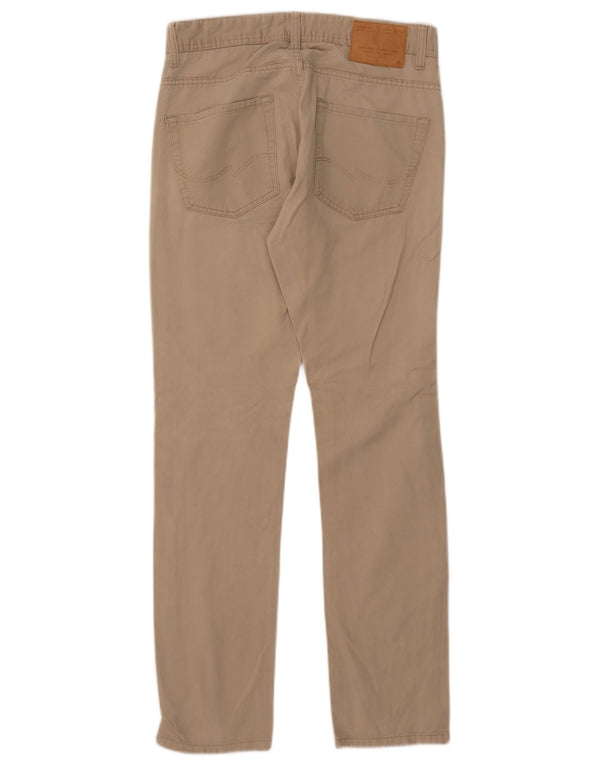 Jack & Jones Mens Slim Casual Pantalones W30 L30 Beige