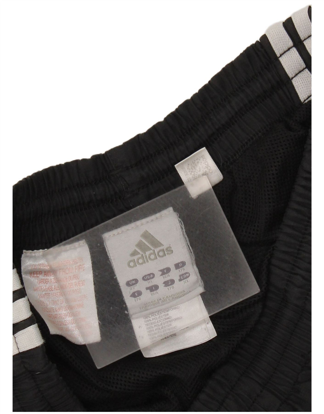Adidas Pantalón Chándal Niño 15-16 Años Negro Poliéster