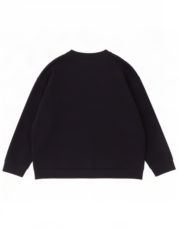 Marks & Spencer Hombre Sudadera Jumper Grande Azul Marino Algodón