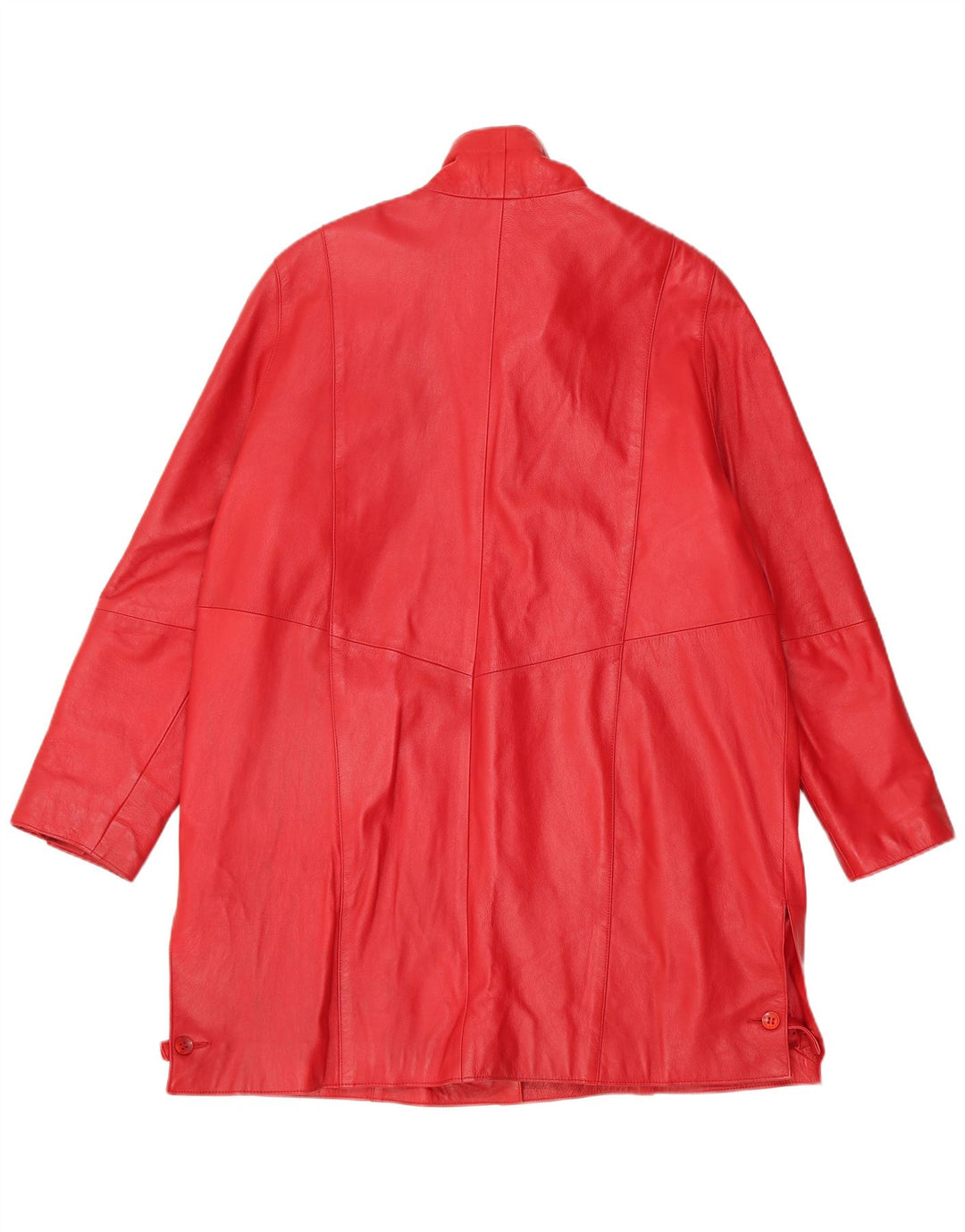 D'Enver Abrigo de cuero para mujer UK 40 XL Cuero rojo